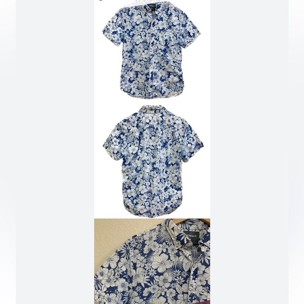 Bonobos Hawaiian‎ Shirt Men’s Slim Fit Size M